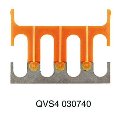 WEIDMULLER QVS 4 SAKT1+2 Złącze krosujące (terminal), przykręcany, Liczba biegunów: 4, Raster w mm: 12.00, Izolowany: Tak, beżowy 0307400000 /20szt./ (0307400000)